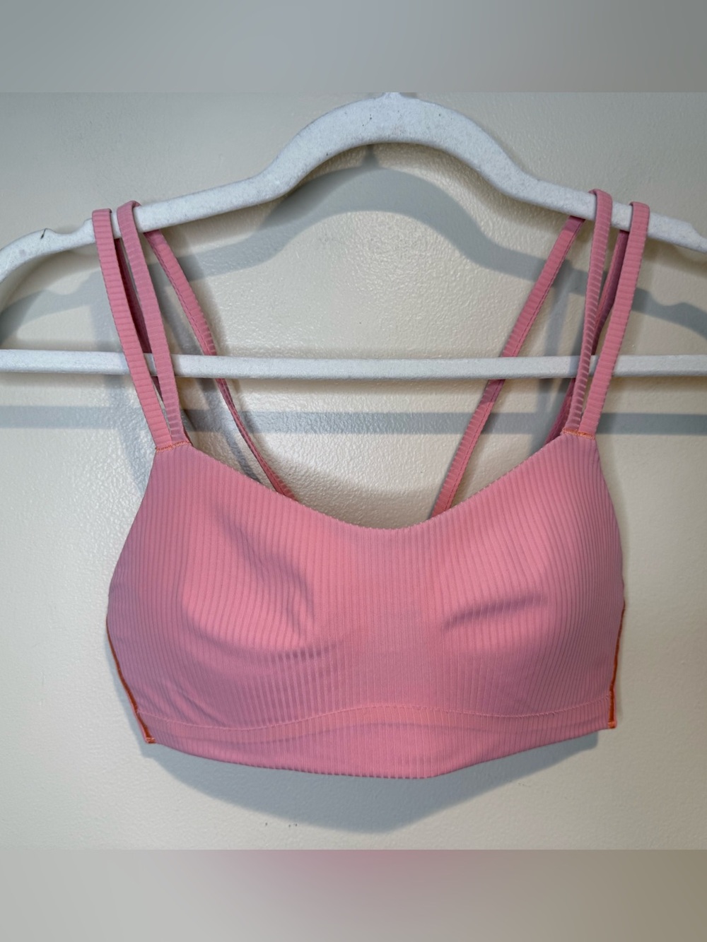Lululemon Like a Cloud Ribbed Bra *Light Support Pink coral